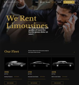 Rent limousines